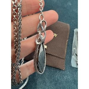 New $ 1500. John Hardy Classic Chain Sterling Silver And Calcite Necklace